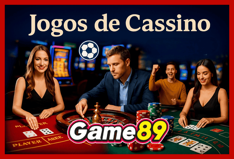 Imagem ilustrativa mostrando a plataforma GAME89 com variedade de jogos online e provedores populares.